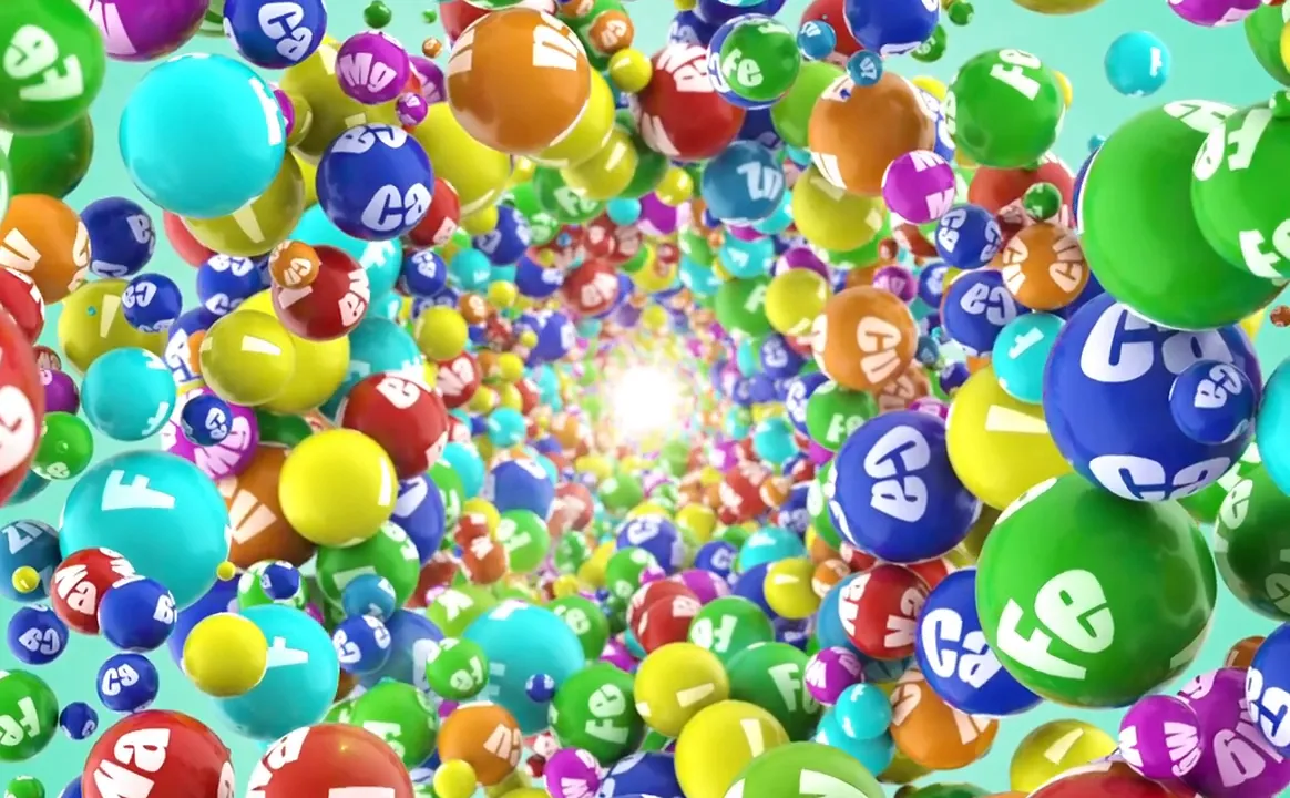 Diagram showing amino acids and vitamins for hair growth