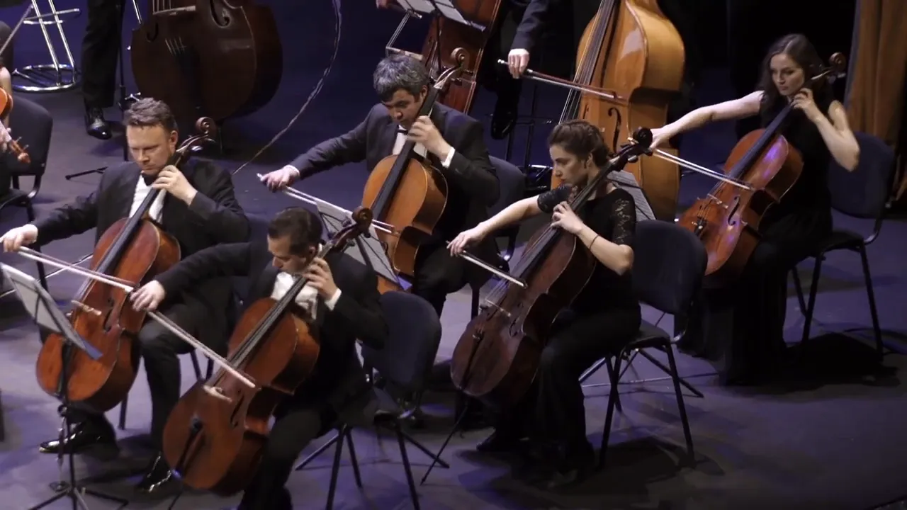 Illustration of cells as orchestra musicians